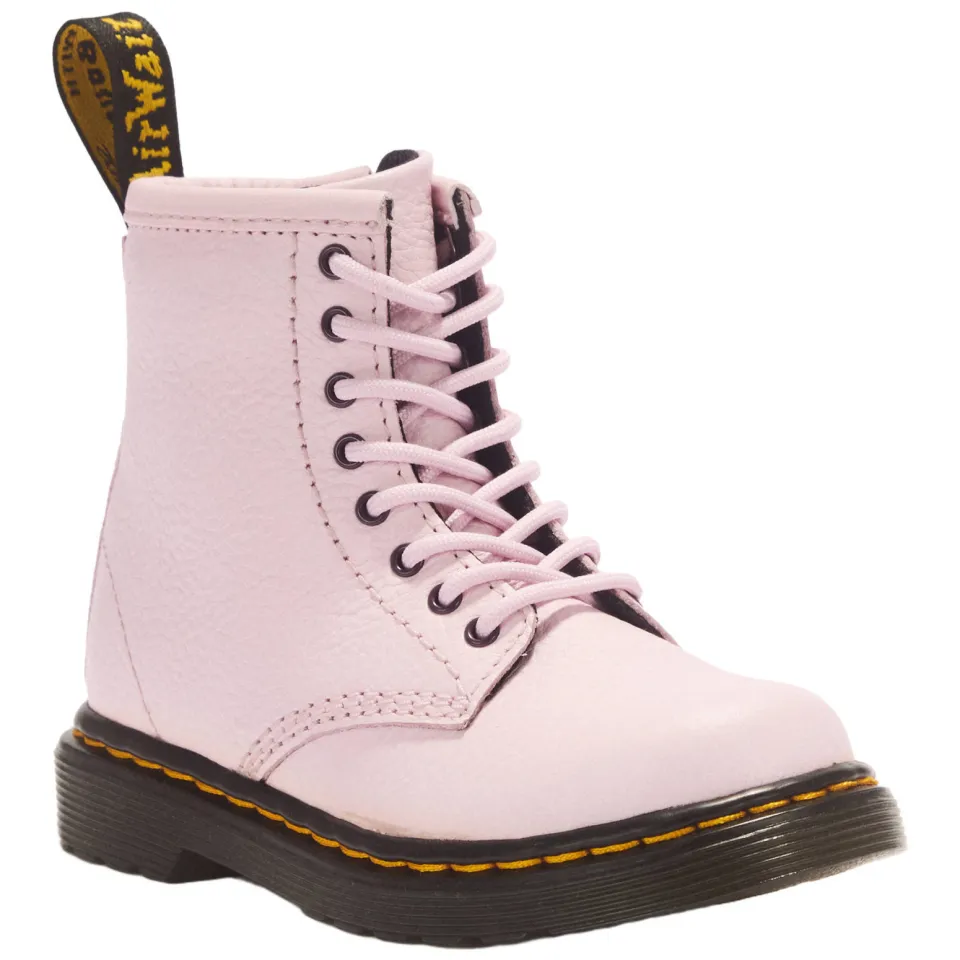 Dr. Martens 1460 T leren enkelboots - lichtroze, foto 3