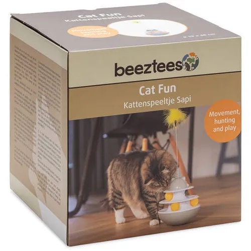 Beeztees Sapi interactief kattenspeelgoed grijs, foto 3