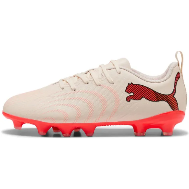 Puma Future 9 Play junior imitatieleren voetbalschoenen - beige/rood, foto 2