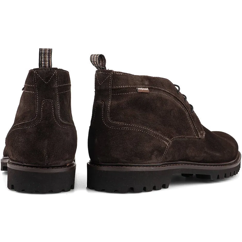 Floris Van Bommel De Floter 01.00 suède enkelboots donkerbruin donker bruin, foto 2