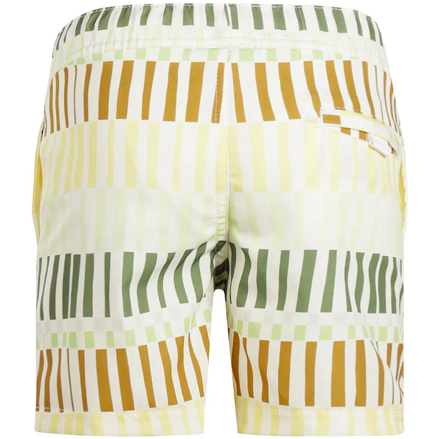 Koko Noko zwemshort gestreept groen/geel/oranje, foto 3