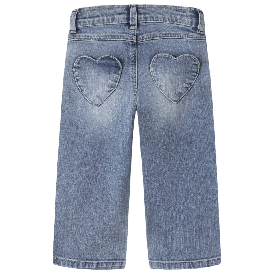 NAME IT MINI NMFROSE wide leg jeans medium blue denim, foto 3