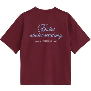 WE Fashion T-shirt donkerrood, foto 3