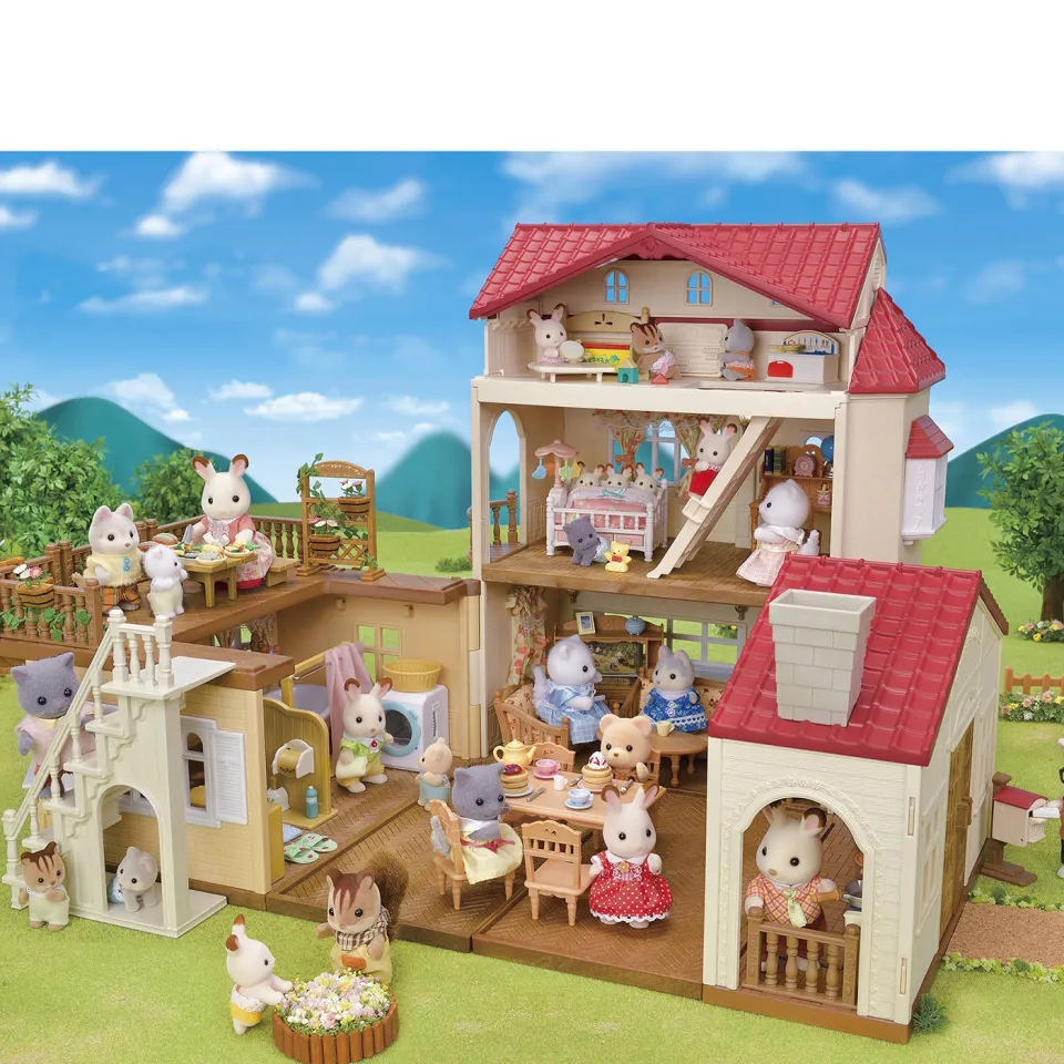 Sylvanian Families Groot poppenhuis met geheime speelkamer 5708, foto 3