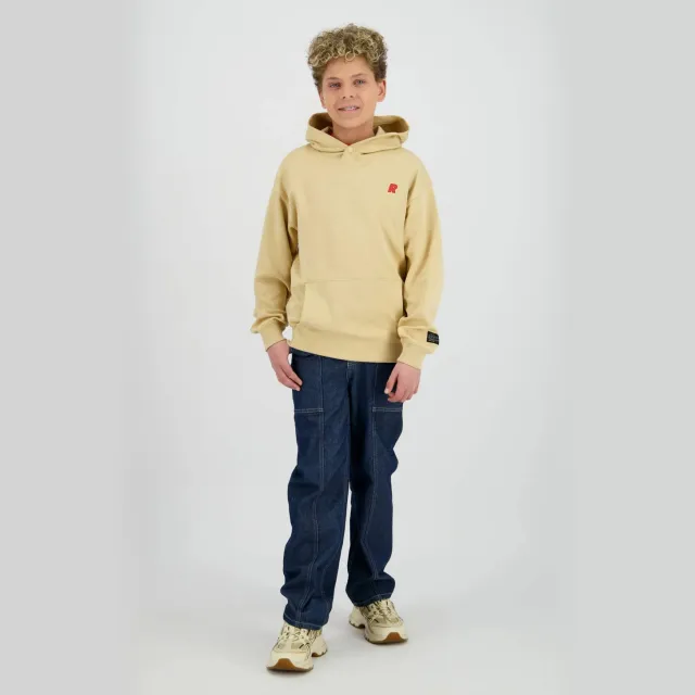 Raizzed hoodie met backprint beige