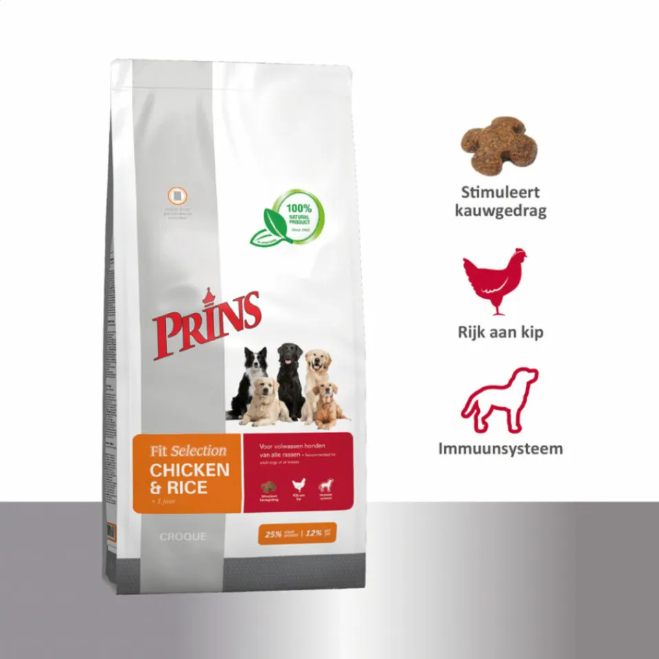 Prins Fit Selection Chicken & Rice hondenvoer, foto 3