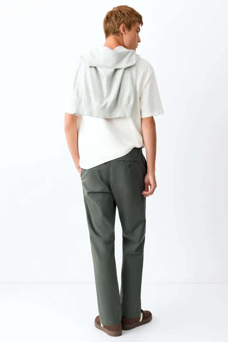 Mango Teen chino groen, foto 3