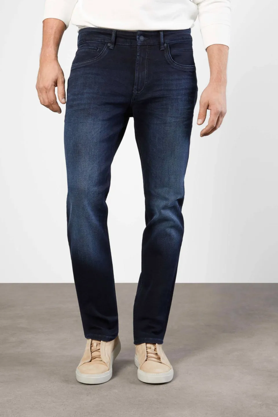 MAC Arne Pipe Modern Fit jeans donkerblauw