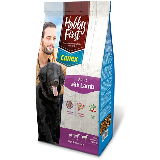 HobbyFirst Canex Adult met lam hondenvoer 12 kg