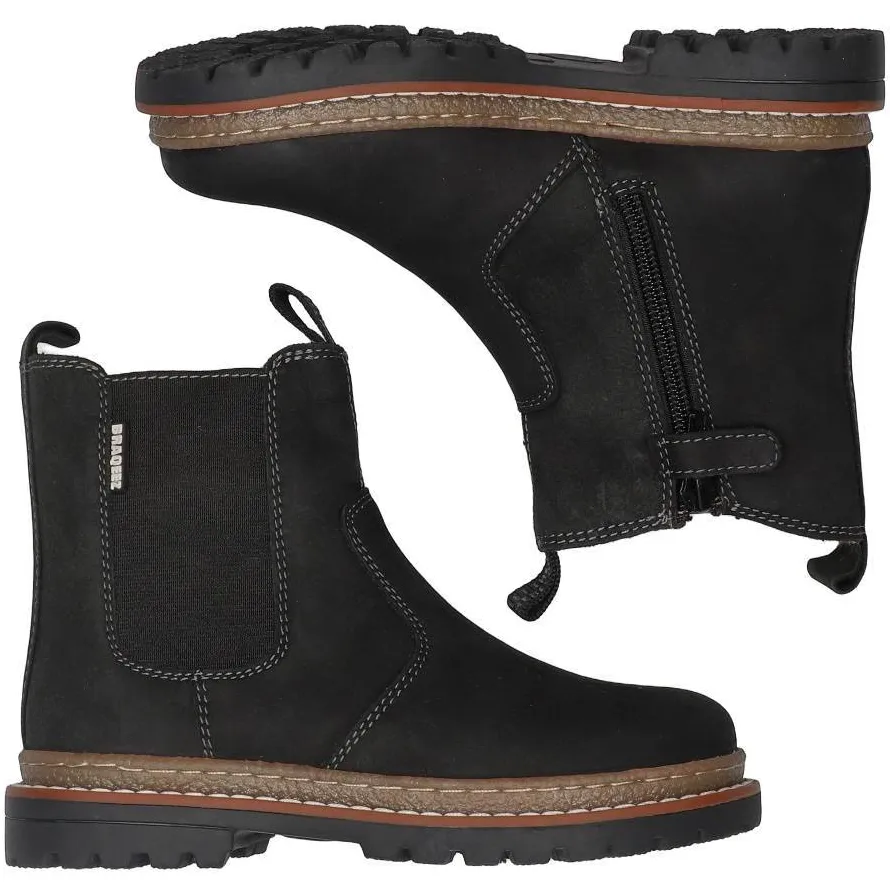 Braqeez suèdelook enkelboots - zwart, foto 6