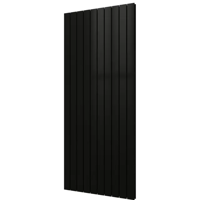 Plieger Designradiator Plieger Cavallino Retto Dubbel 1936 Watt Middenaansluiting 180x75,4 cm Antraciet Metallic
