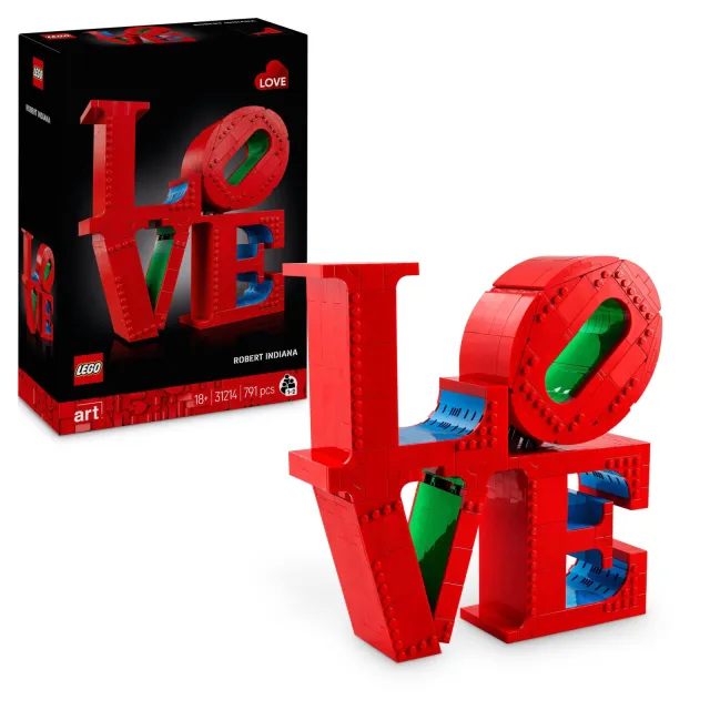 Lego Art LOVE, decoratief cadeau voor koppels 31214