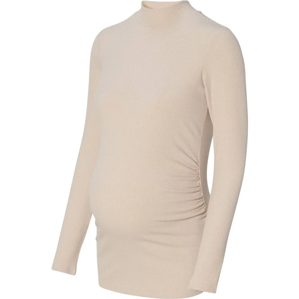 Noppies Sira zwangerschapslongsleeve beige, foto 5