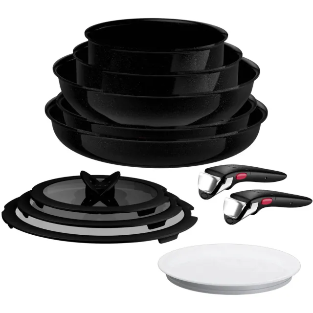 Tefal Ingenio Excellence Ceram pannenset (5-delig) Zwart