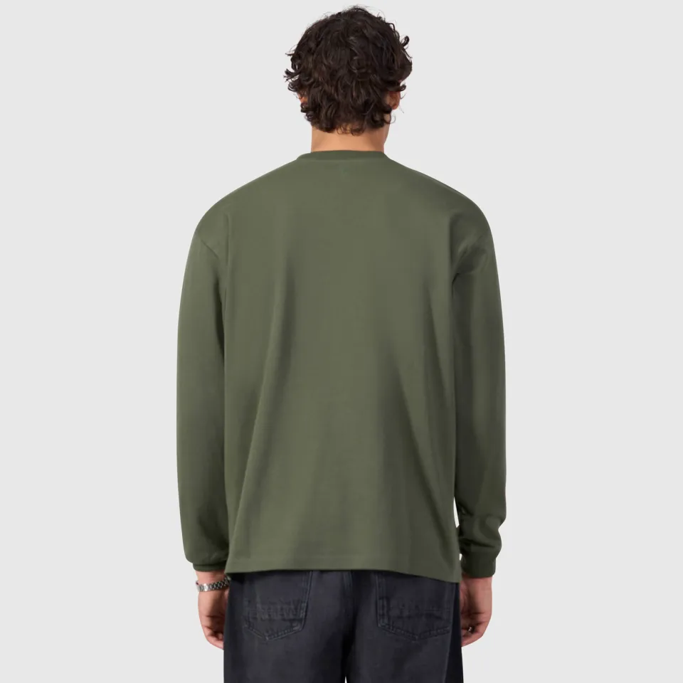 Pure Path boxy longsleeve - dark army, foto 3
