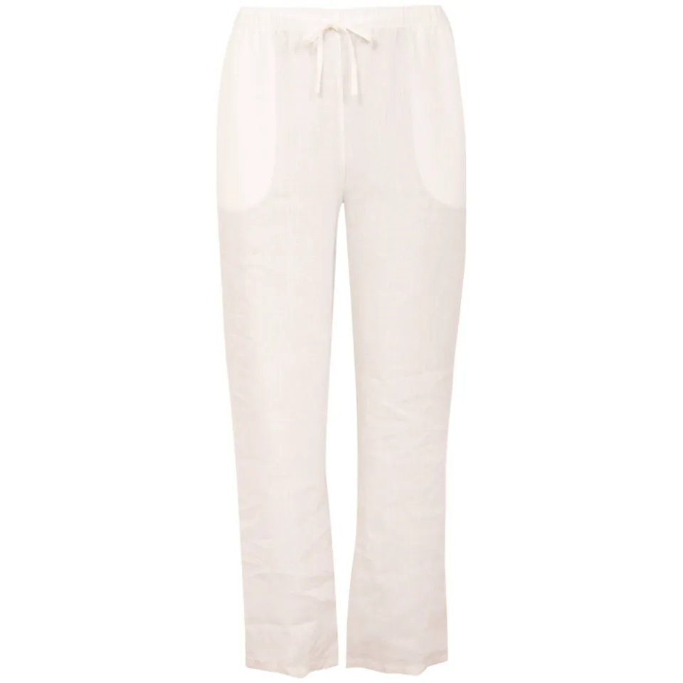 Yoek straight broek ecru, foto 2