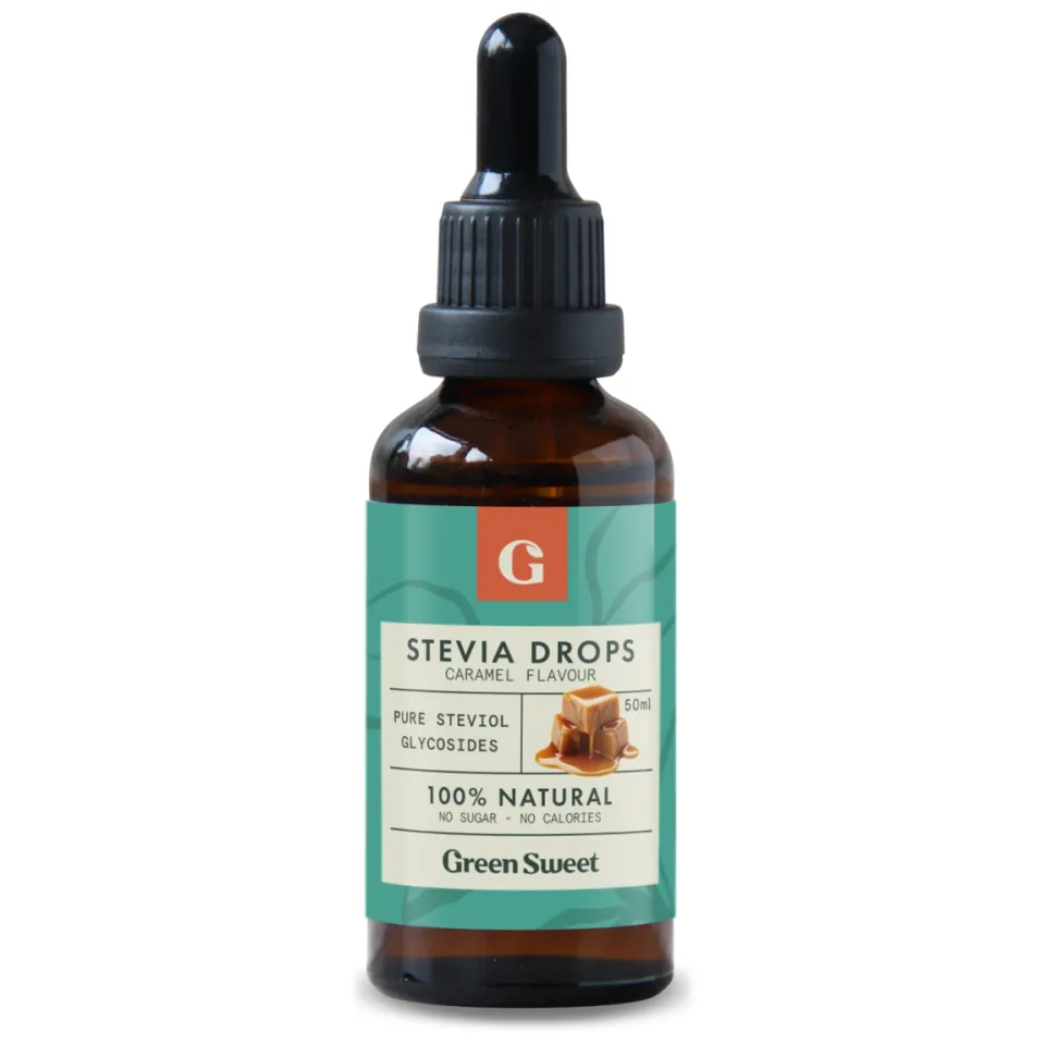 Green Sweet vloeibare stevia caramel druppels