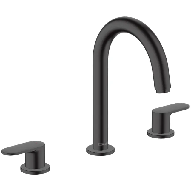 Hansgrohe Vernis Blend 3-gats wastafelmengkraan mat zwart