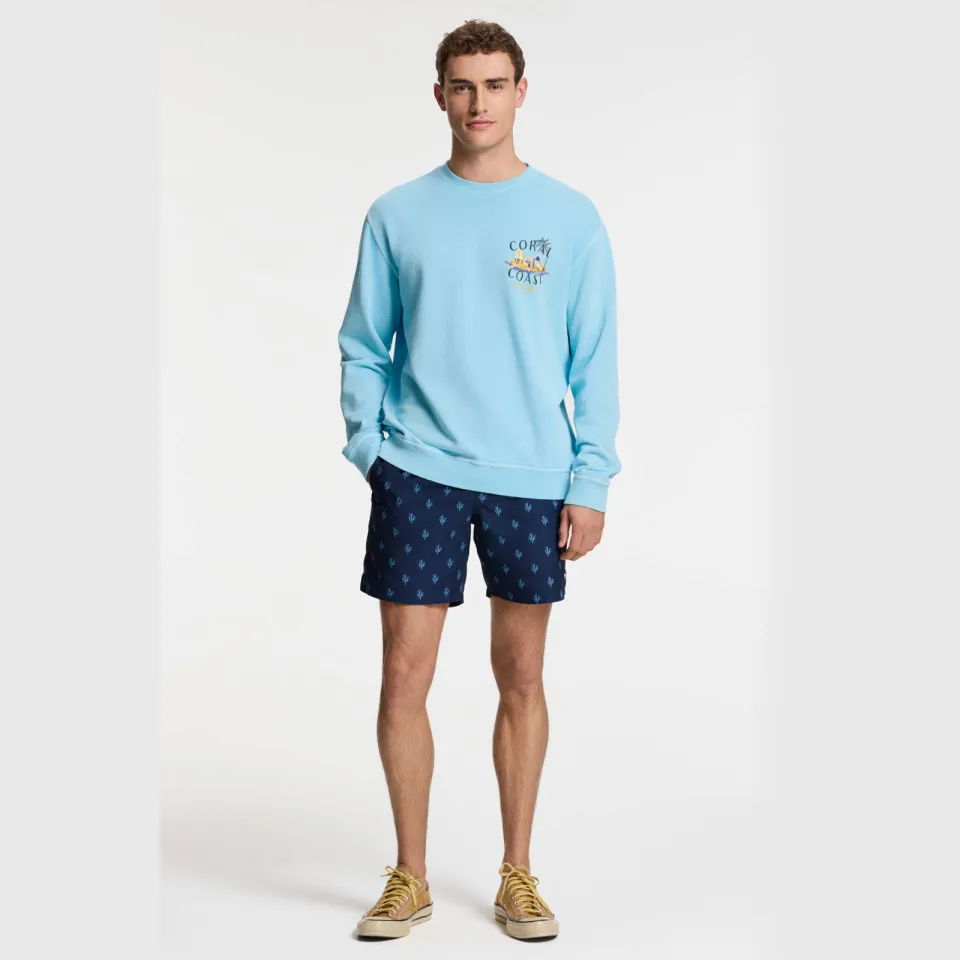 Shiwi The Sunshine Brand Shiwi Mike Sketched Coral zwemshort navy Donkerblauw