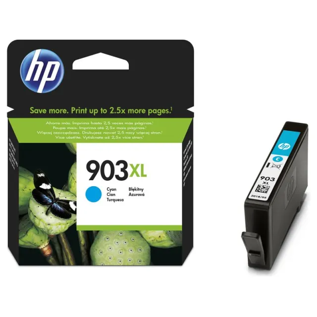 Hp 903XL (T6M03AE) Inktcartridge Cyaan Hoge capaciteit