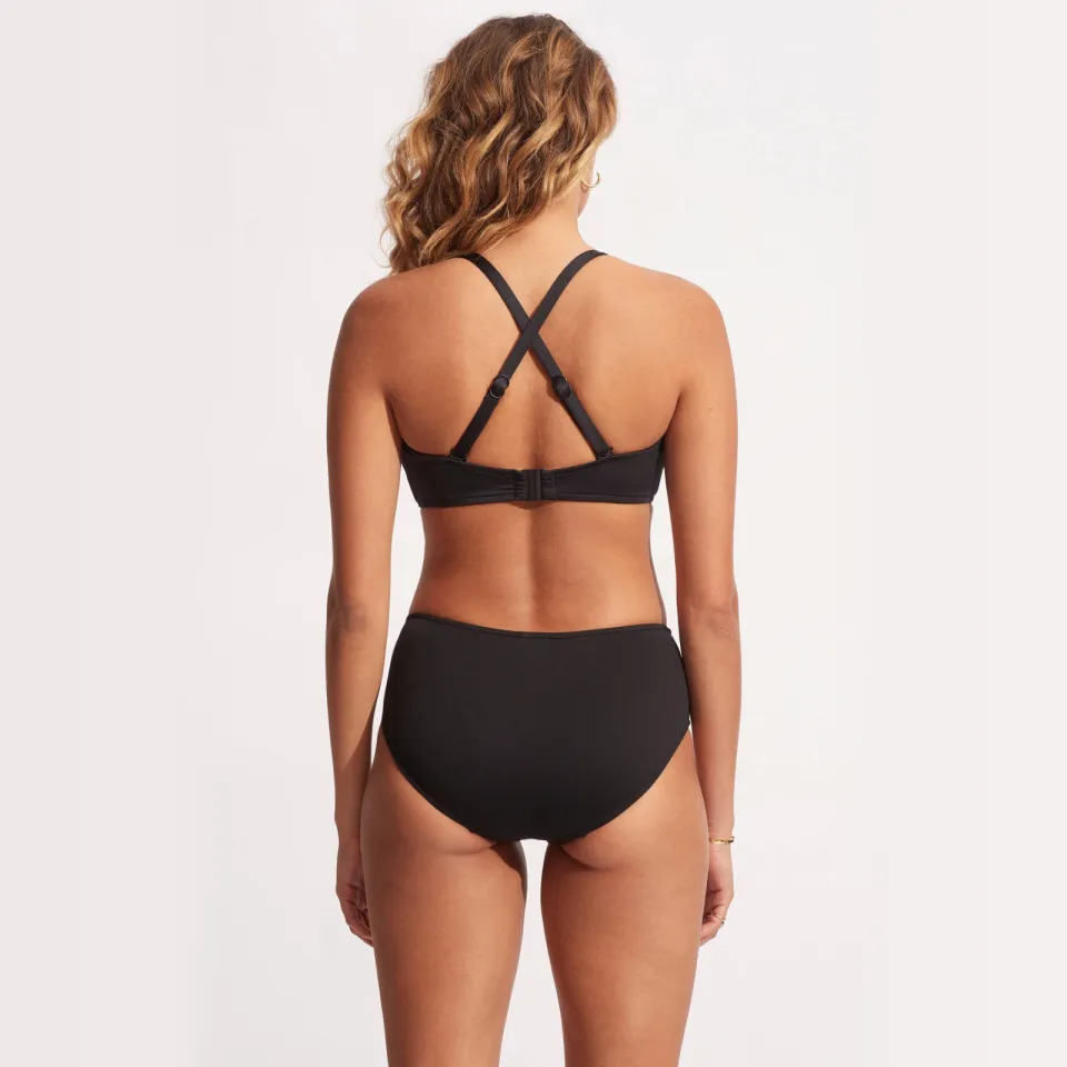 Seafolly Collective high waist bikinibroekje zwart, foto 4