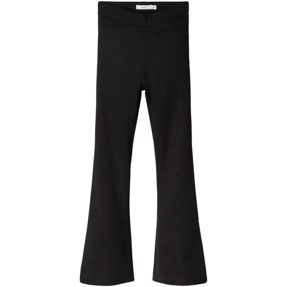 NAME IT high waist flared broek NKFFRIKKALI zwart, foto 2