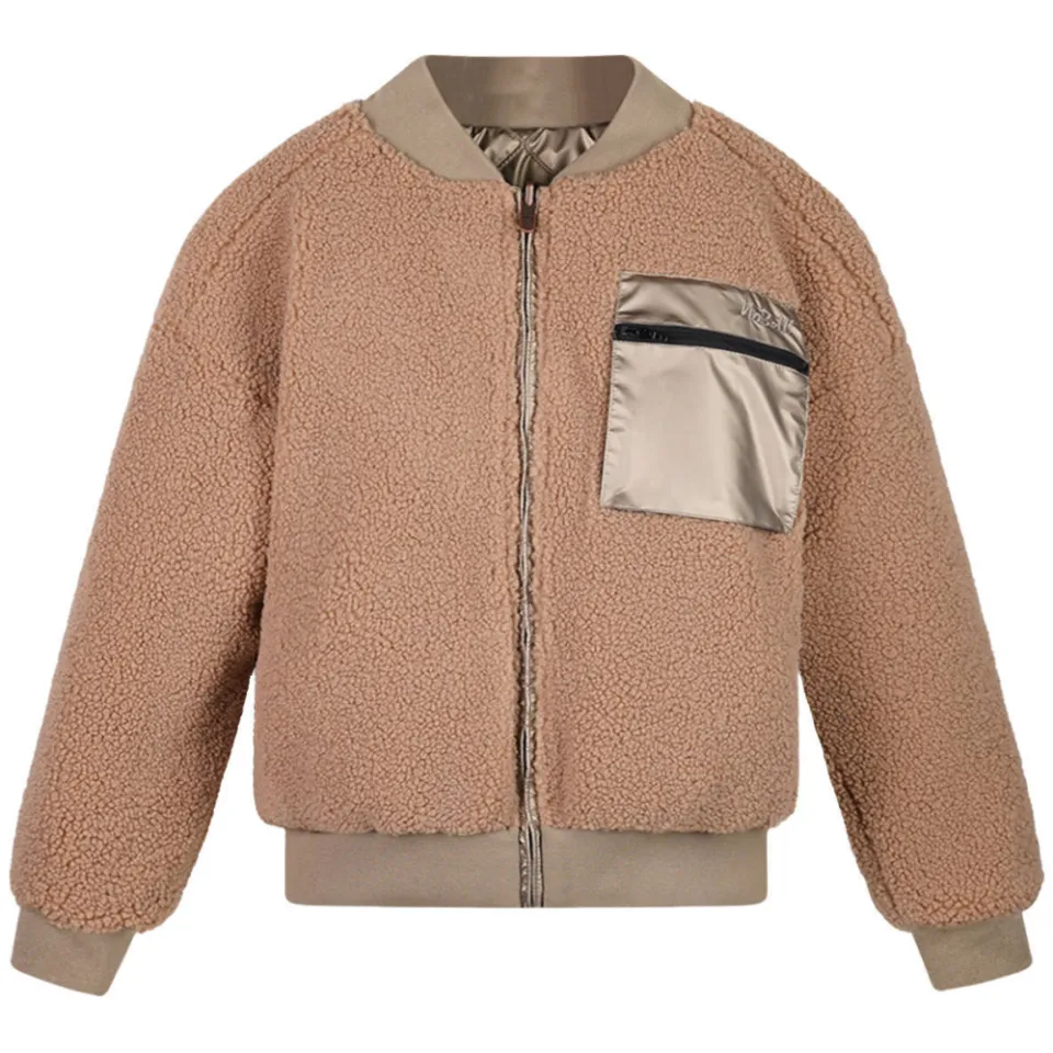 NoBell’ teddy reversible bomberjack bruin, foto 6