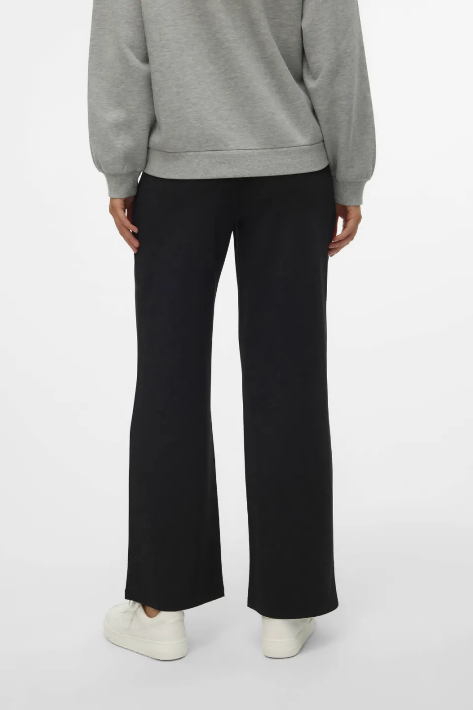 Vero Moda Maternity wide leg high waist zwangerschapsbroek zwart, foto 5