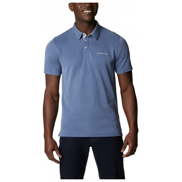 Columbia Nelson Point Polo - Poloshirt - Regular 27'', blauw