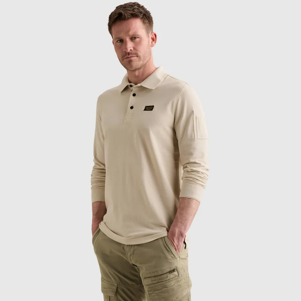 PME Legend regular fit polo - ecru, foto 4