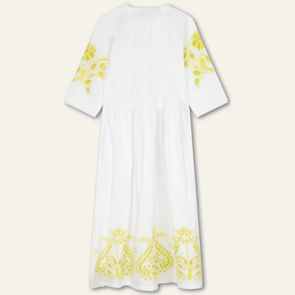 Oilily midi jurk ecru, foto 4