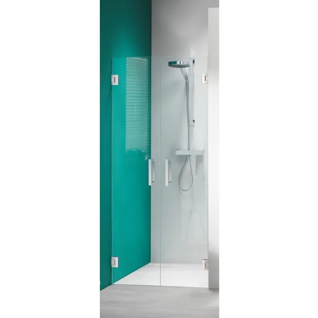Sealskin Nisdeur by Sealskin 'I AM' 2 Pendeldeuren 100x200 cm Chroom/Zilver Helder Antikalk Glas