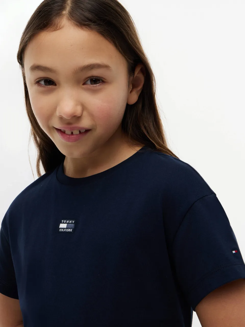 Tommy Hilfiger T-shirt donkerblauw meisjes, foto 4