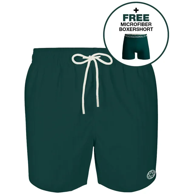 Muchachomalo zwemshort donkergroen