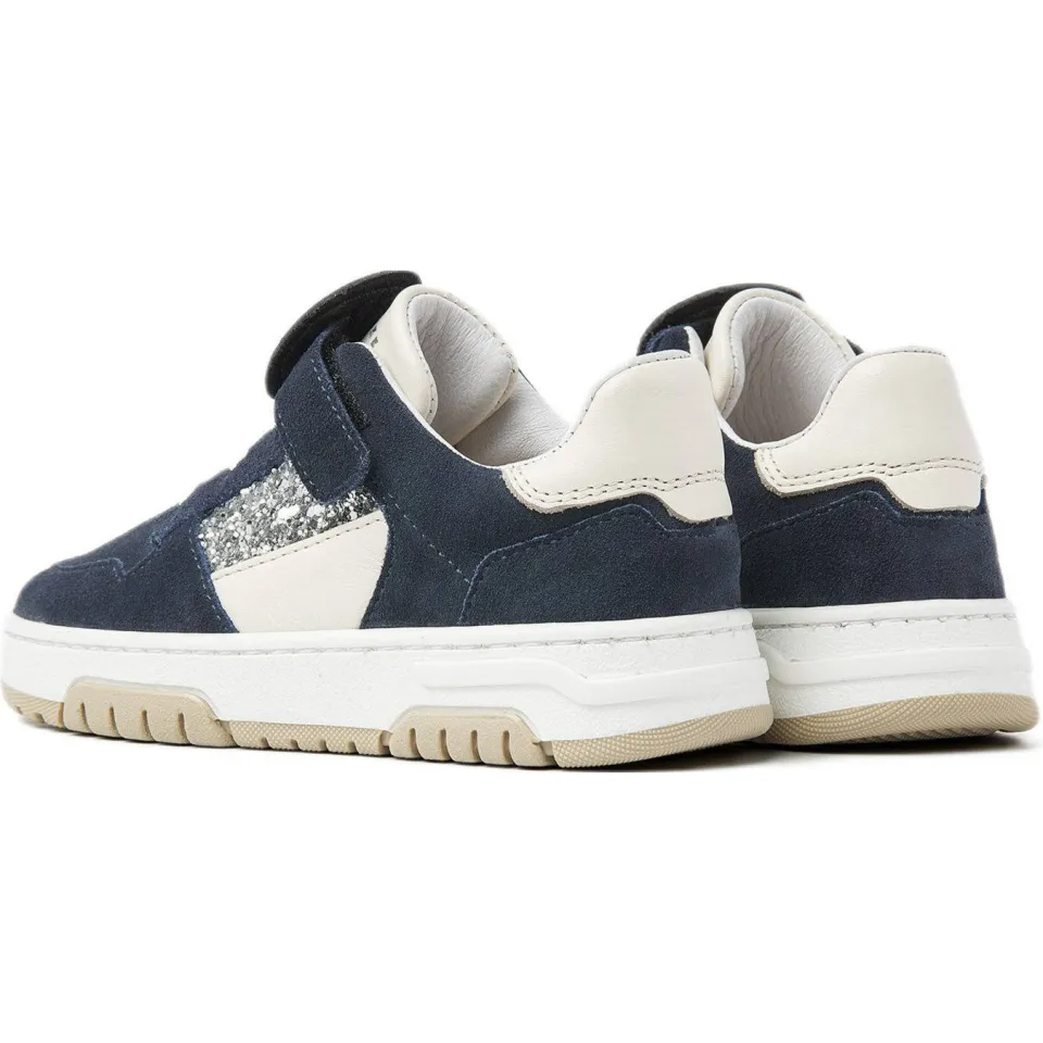 Nubikk Basket Court Jr suède sneakers donkerblauw, foto 2