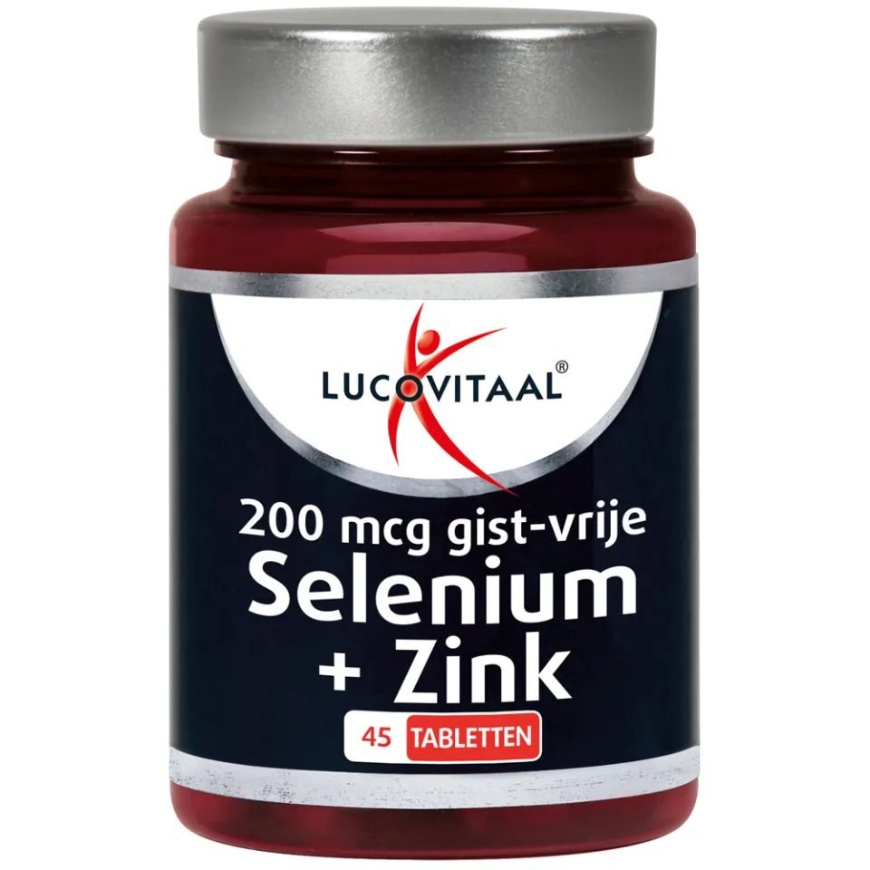 Lucovitaal Selenium + Zink 200 mcg gistvrij tabletten, foto 3