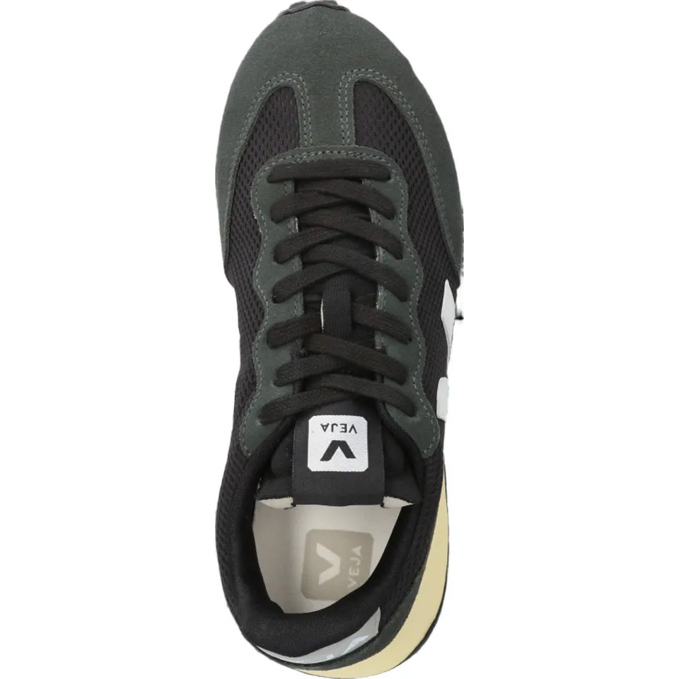 Veja Rio Branco II suède sneakers met logo - zwart/wit, foto 4