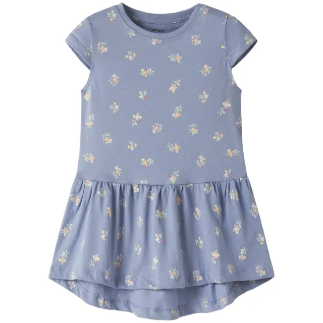 NAME IT MINI NMFVIGGA A-lijn jurk blauw, foto 2