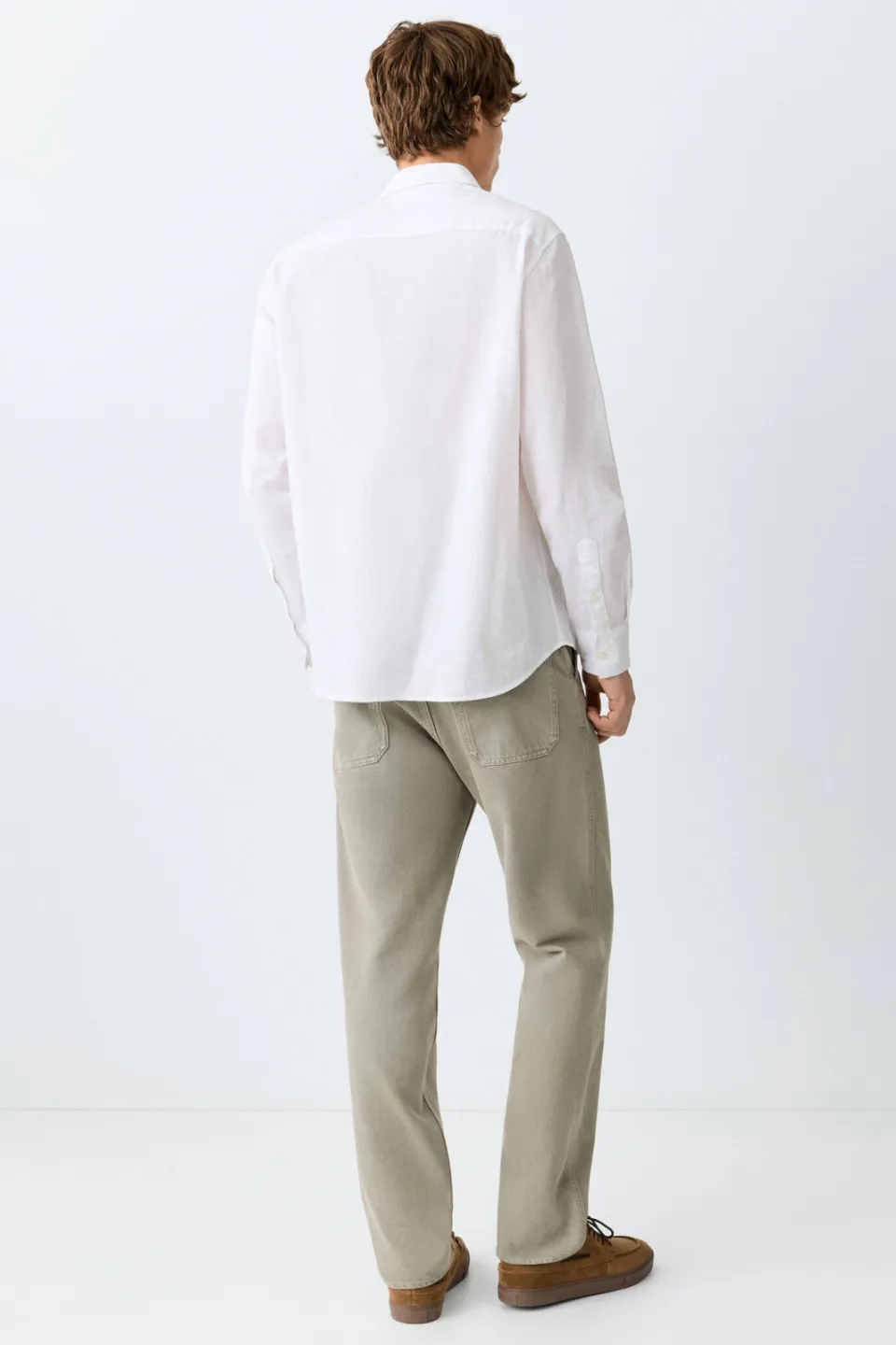 Mango TEEN regular fit jeans - kaki, foto 4