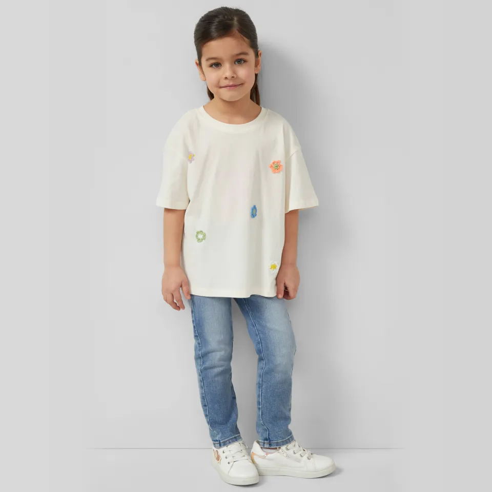 S.Oliver T-shirt ecru crochet, foto 4