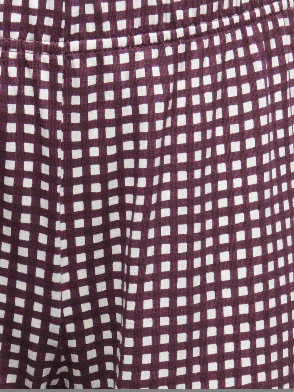 Only geruite pyjama paars, foto 3