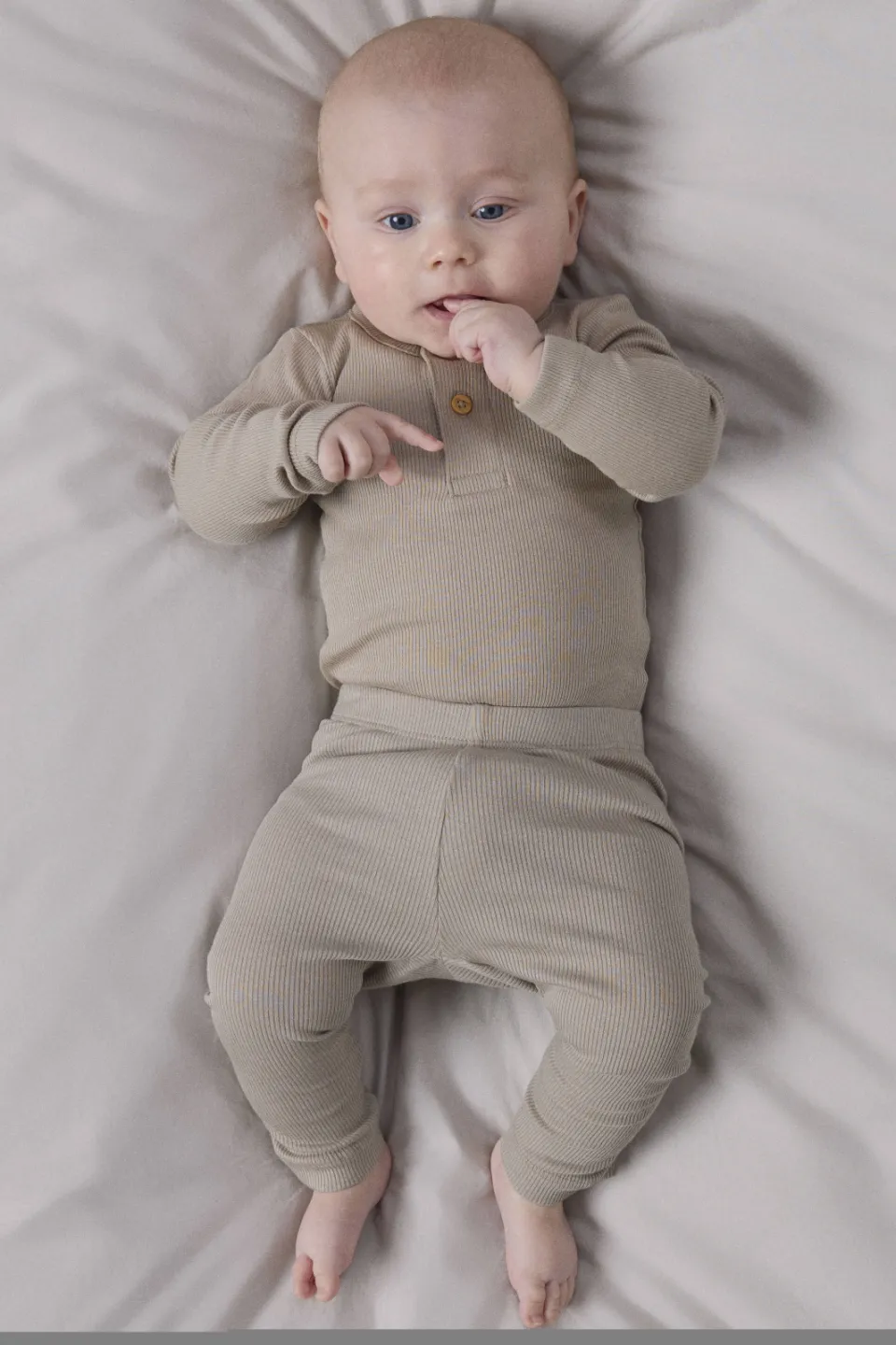 NAME IT BABY NBNKAB broek licht taupe Beige