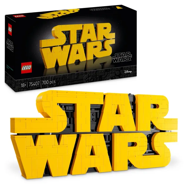 Lego Star Wars Logo Decoratie Bouwpakket voor volwassenen 75407