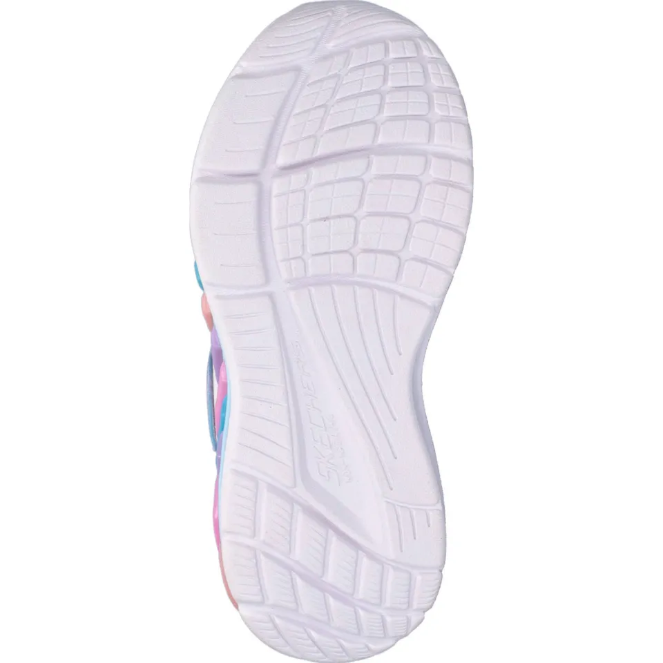 Skechers Rainbow Cruisers sneakers met lichtjes blauw/roze, foto 2