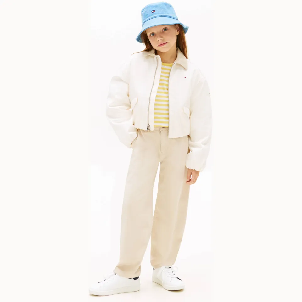Tommy Hilfiger barrel casual broek beige