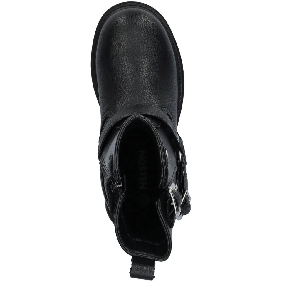 Nelson Kids bikerboots zwart, foto 5