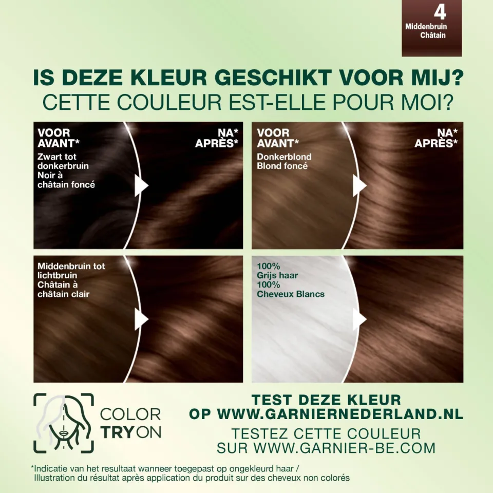 Garnier Nutrisse Ultra Crème haarkleuring 4 middenbruin, foto 4