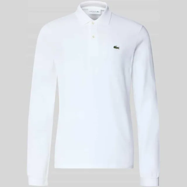 Lacoste regular fit poloshirt van puur katoen wit, foto 2