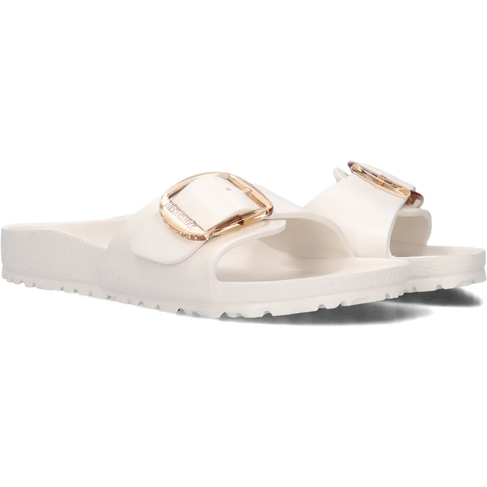 Birkenstock Madrid Big Buckle EVA slipper wit, foto 4