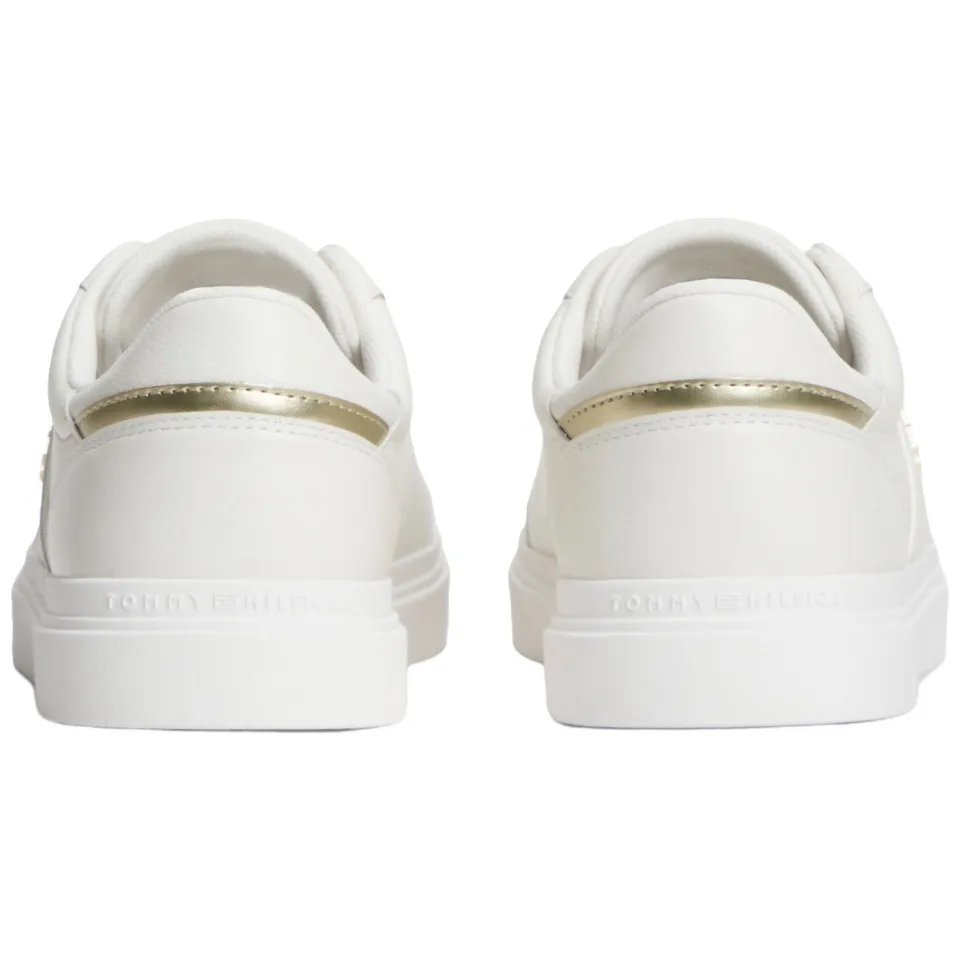 Tommy Hilfiger leren sneakers met logo - wit, foto 6